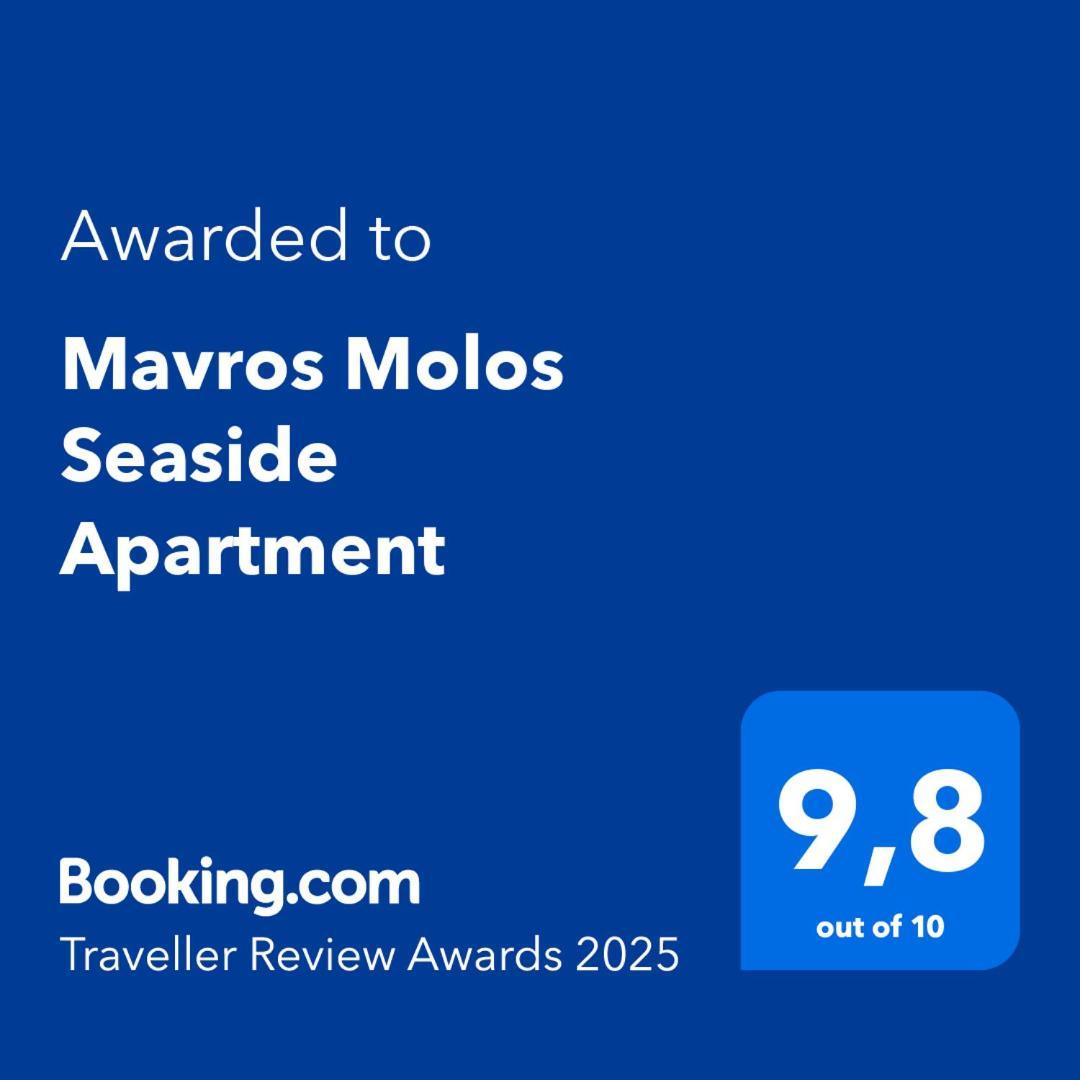Mavros Molos Seaside Apartment Kíssamos Exterior foto